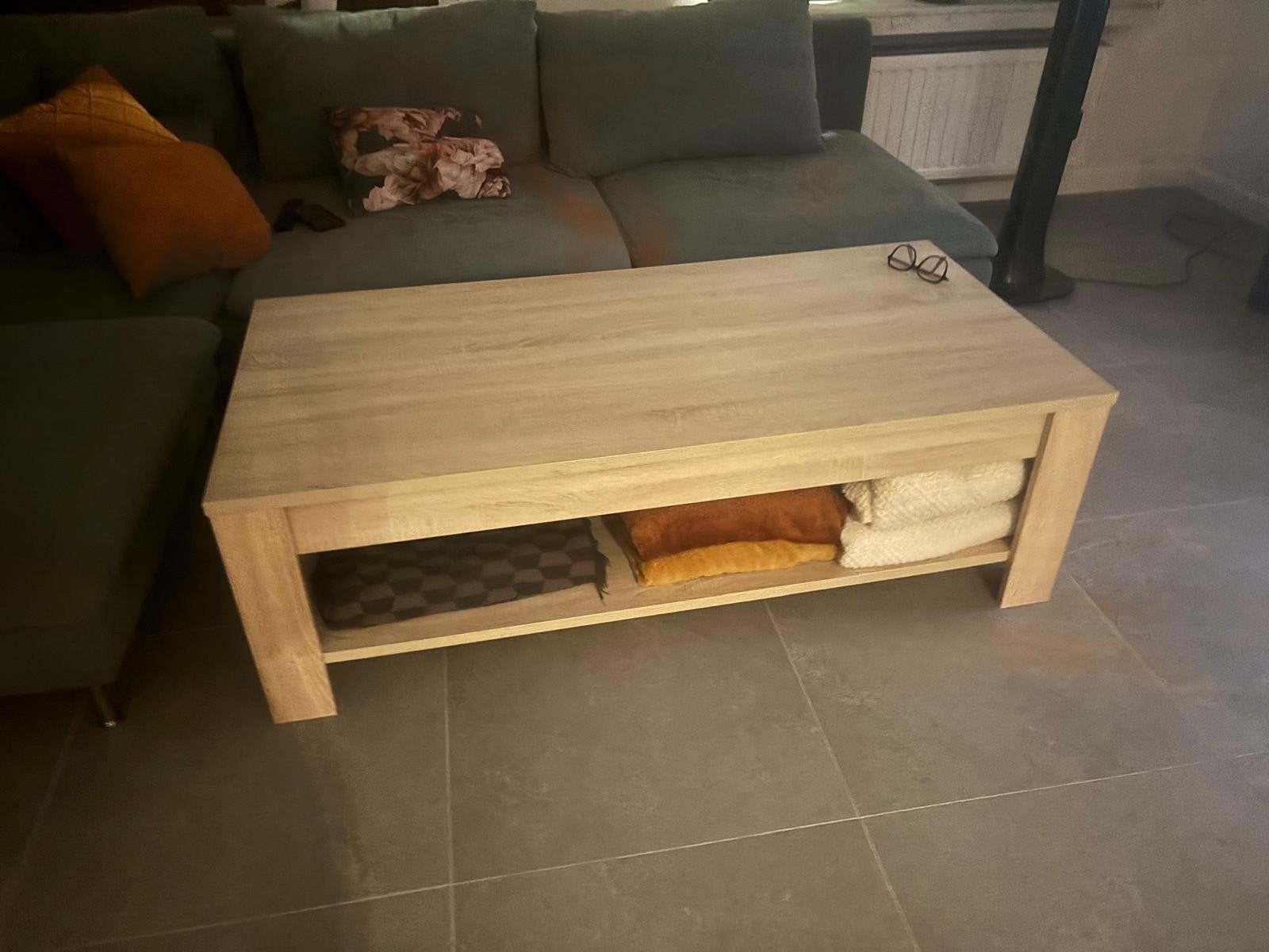 salontafel 140x68cm, Huis en Inrichting, Tafels | Salontafels, Ophalen, Gebruikt, 100 tot 150 cm, 50 tot 100 cm