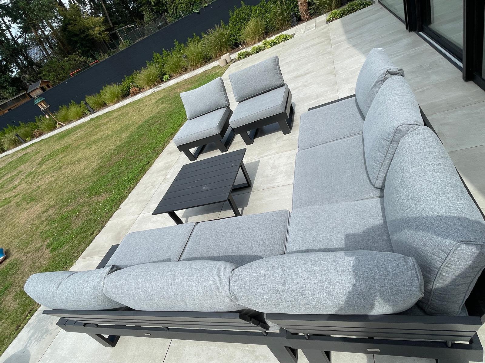 Loungeset Vinci - 7 zitplaatsen, Jardin & Terrasse, Enlèvement, Comme neuf, 7 places, Sets de jardin
