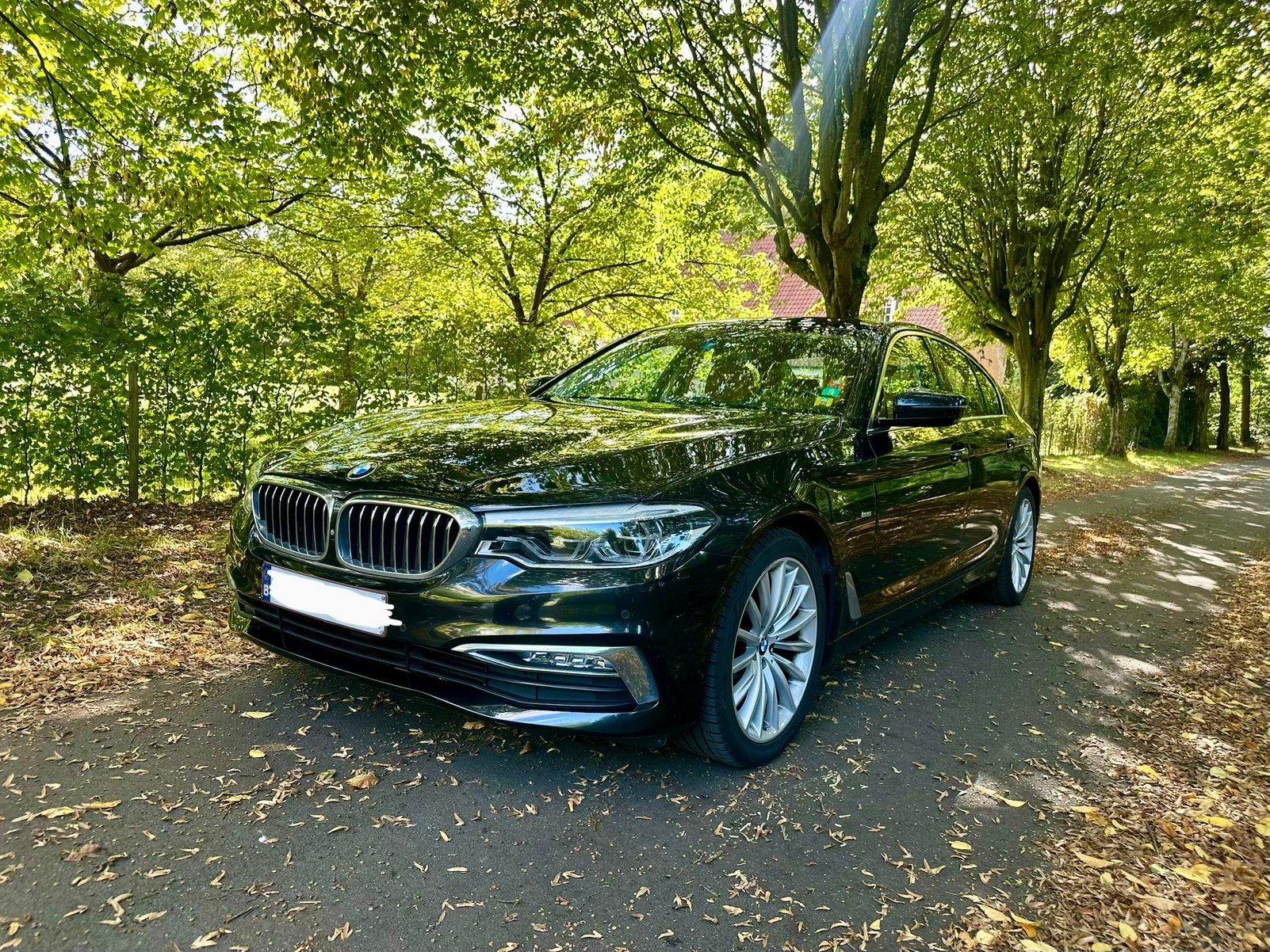 BMW 520d xDrive Luxury Line – 03/2017 – 156.500 km, Auto's, Automaat, Dealer onderhouden, Leder, Bruin