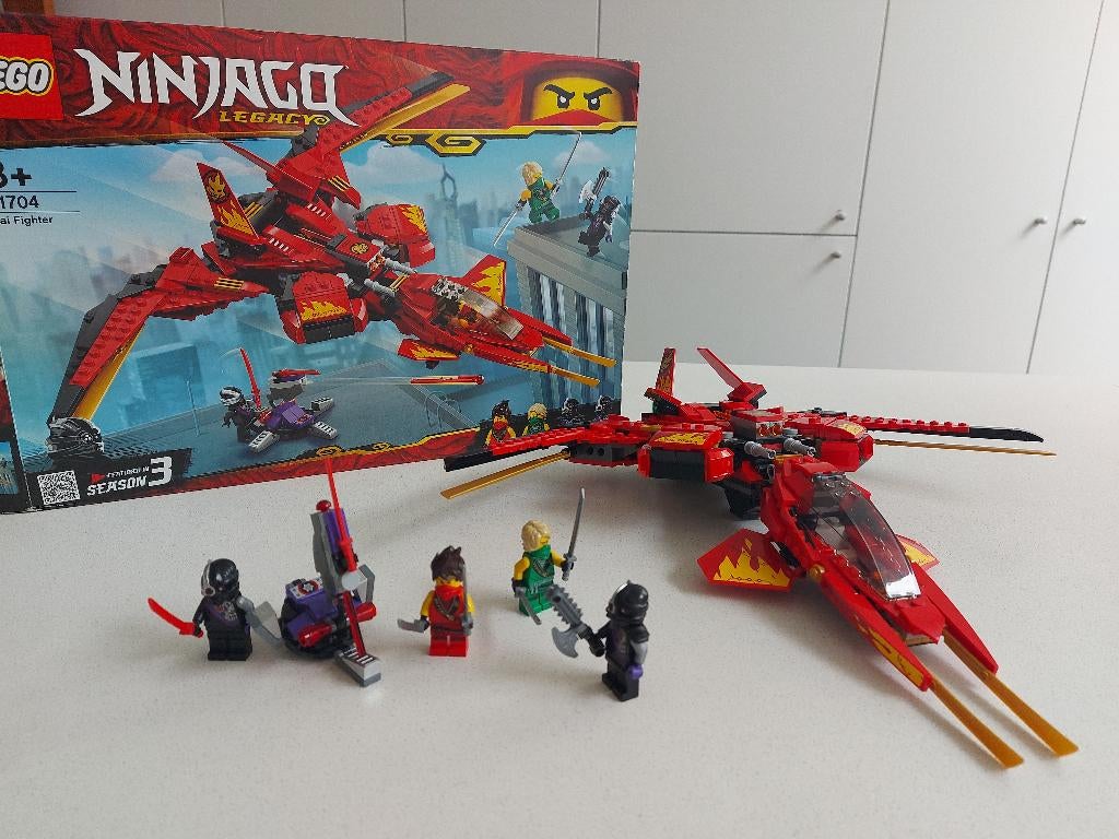 Lego Ninjago Kai Fighter set 71704, Lego, Ophalen of Verzenden, Zo goed als nieuw, Compleet