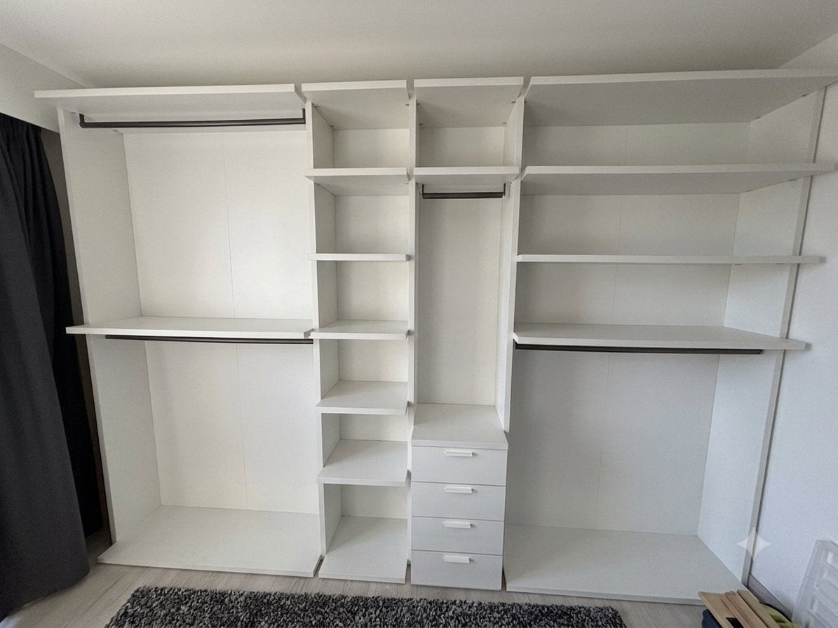 Walk-in open kleerkast Deba, Ophalen, Scandinavisch / landelijk, Nieuw, 200 cm of meer