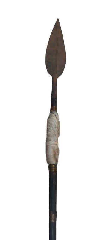 Lance africaine. Longueur totale : 122 cm., Antiquités & Art, Enlèvement