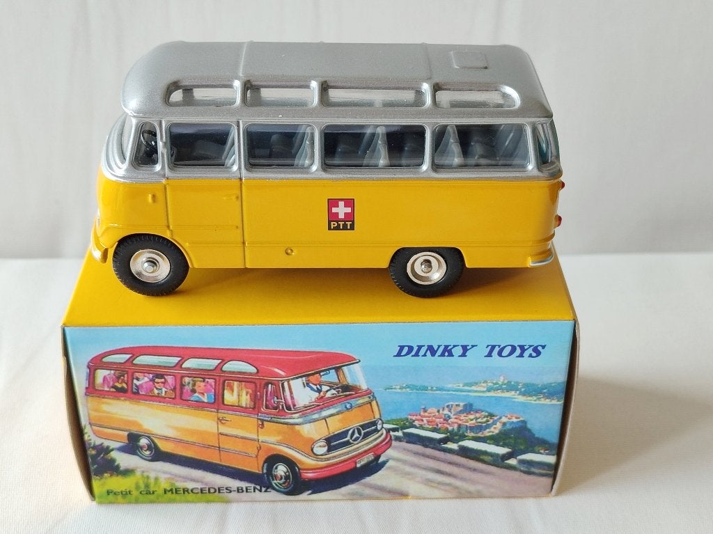 Dinky Atlas _ Mercedes-Benz  MiniBus "Poste Suisse"_ref. 541, Enlèvement ou Envoi, Comme neuf, Bus ou Camion, Dinky Toys