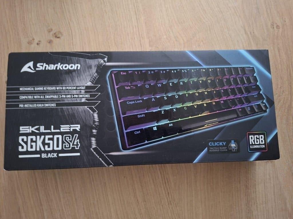 Sharkoon SKILLER SGK50 S4 RGB mechanisch toetsenbord., Sharkoon, Draadloos, Ophalen, Draadloze ontvanger