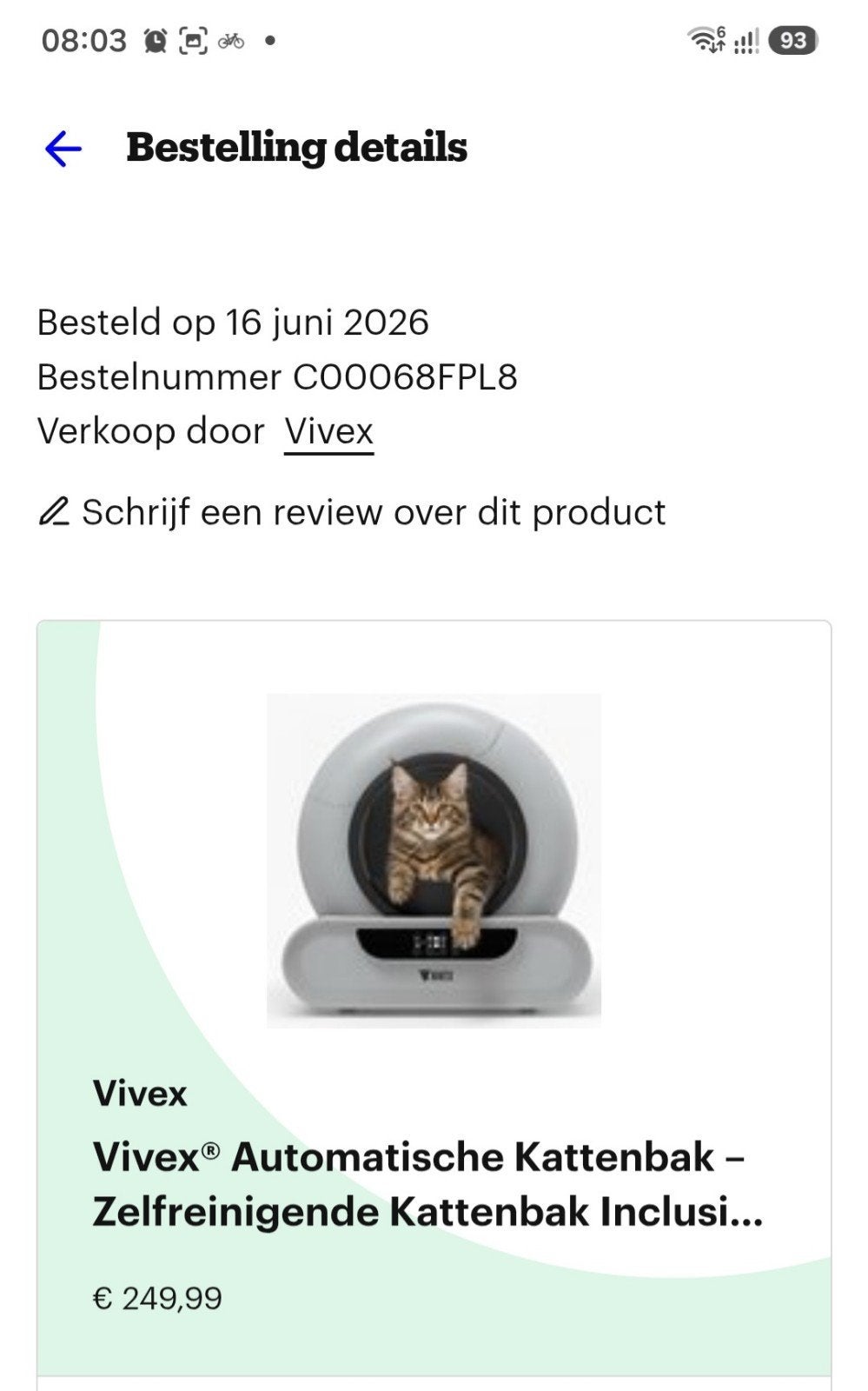 zelfreinigende kattebak, Dieren en Toebehoren, Ophalen, Zelfreinigend, Nieuw, Gesloten