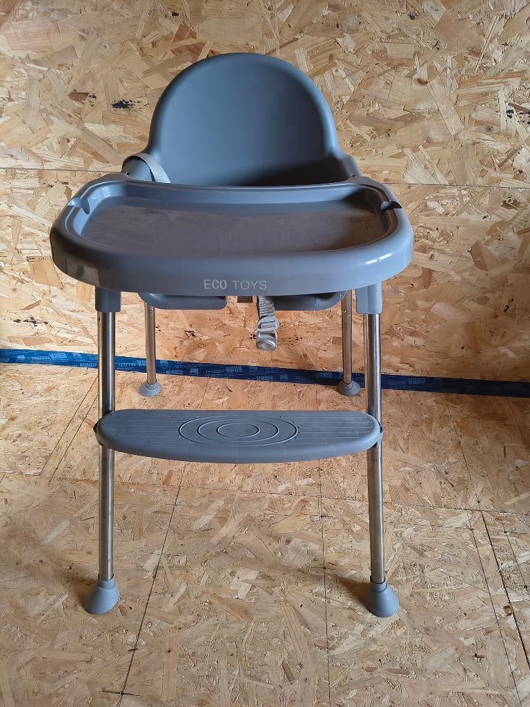 Eco toys kinderstoel met eetblad, Kinderen en Baby's, Ophalen, Gebruikt, Overige typen, Afneembaar eetblad