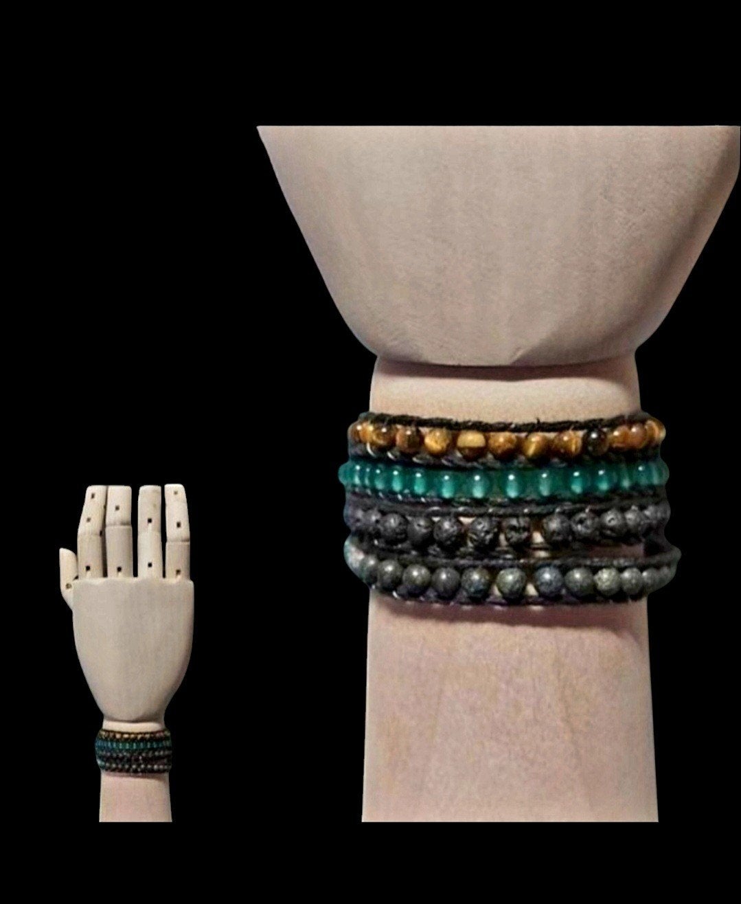 NIEUWE KRALENARMBAND VAN KOKOSNOOTHOUT, Ophalen of Verzenden, Nieuw, Overige kleuren, Hout