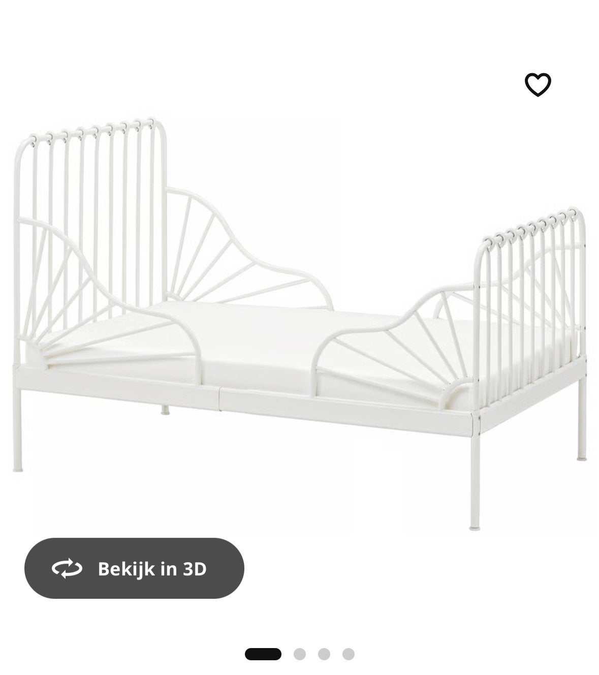 Lit de croissance IKEA blanc lit pour enfant matelas inclus, Enfants & Bébés, Enlèvement, Comme neuf, Matelas