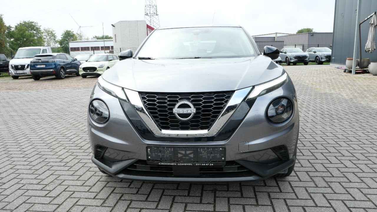 Nissan Juke NISSAN JUKE ACENTA+COMFORT PACK 1.0-DIG NR.479, Auto's, Voorwielaandrijving, Stof, Gebruikt, Zwart