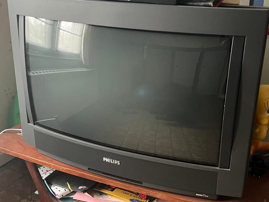 Philips breedbeeldtelevisie 100Hz + afstandsbediening, Enlèvement, Utilisé, 100 Hz, Philips