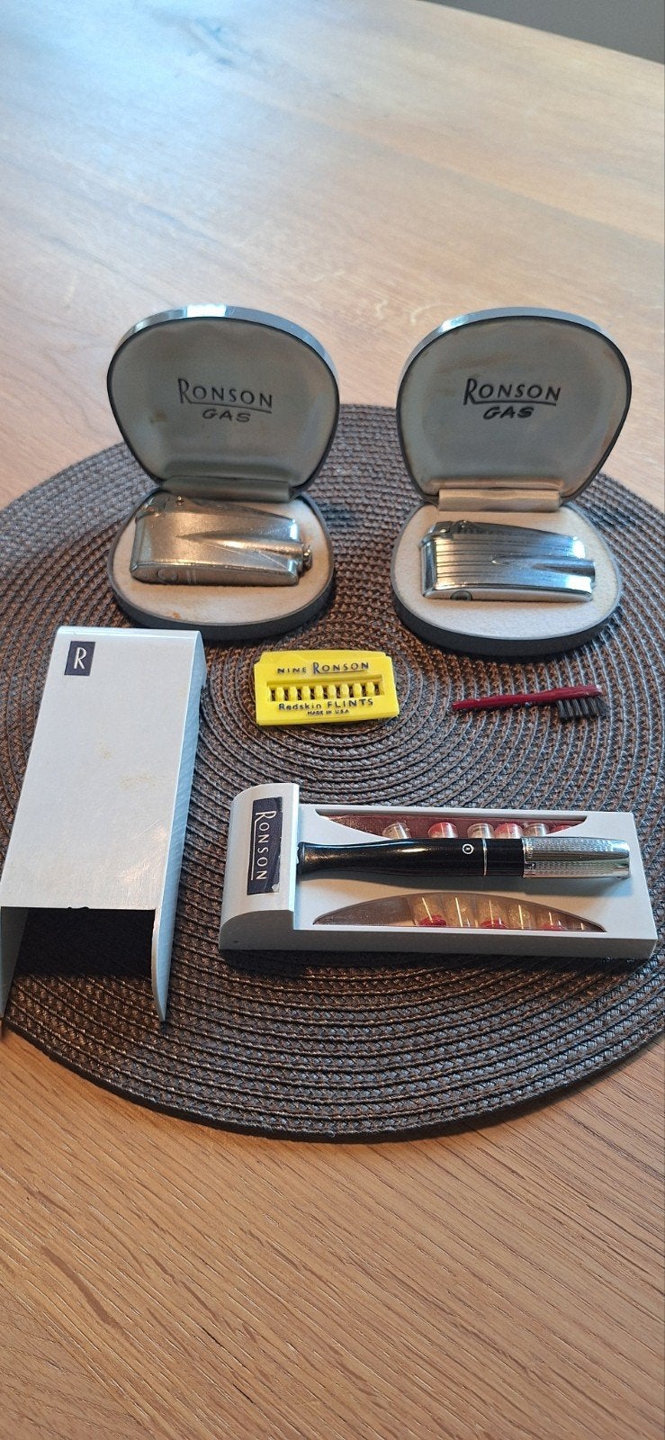 Ronson lot aanstekers en accessoires, Enlèvement ou Envoi, Utilisé, Briquet