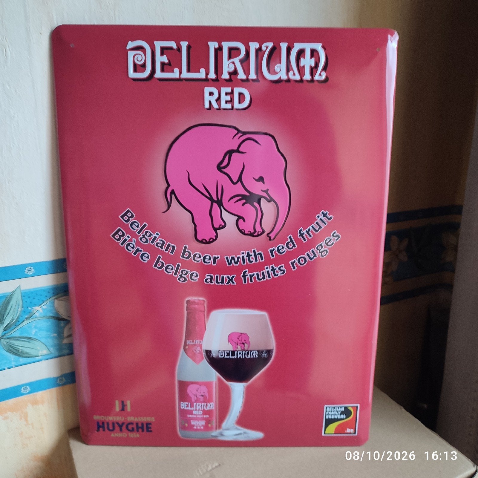 Belle plaque en métal DÉLIRIUM RED .
40 cm x 30 cm.
A, Collections, Enlèvement ou Envoi, Neuf, Panneau, Plaque ou Plaquette publicitaire