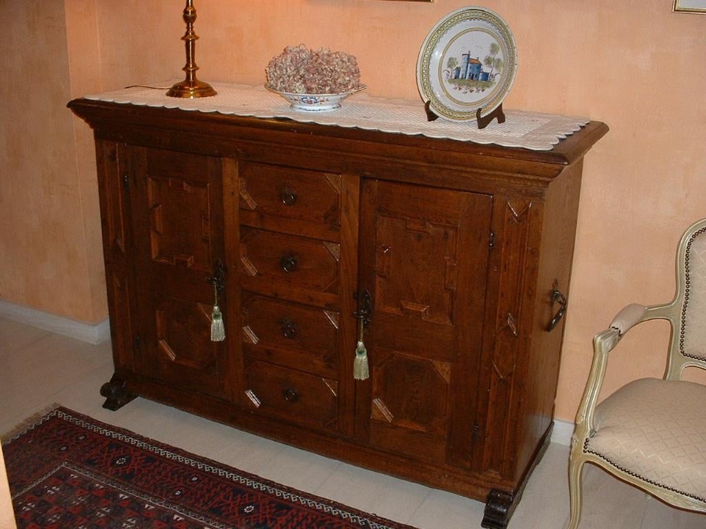 Unieke 18de eeuws Duitse dressoir kast in heel mooie staat, Antiek en Kunst, Antiek | Meubels | Kasten, Ophalen