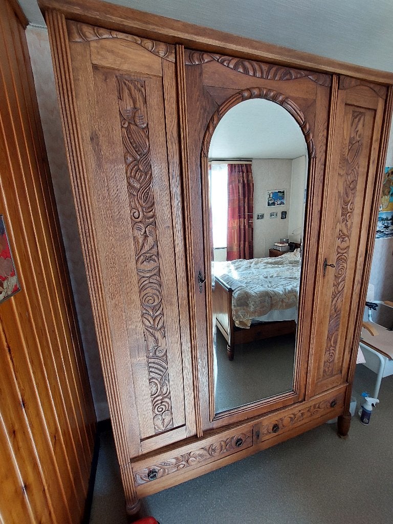 slaapkamer, Ophalen, Gebruikt, Tweepersoons, Antiek