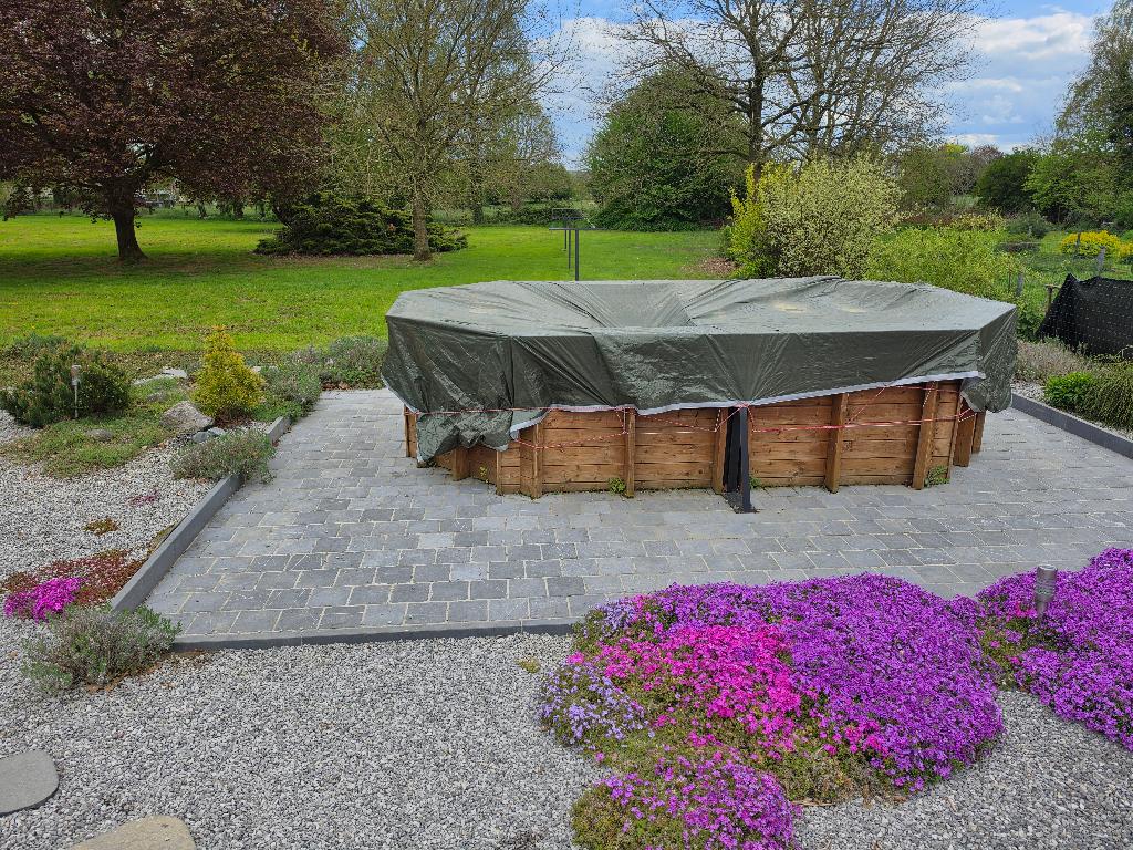 Piscine, 300 cm ou plus, Comme neuf, Enlèvement, 80 à 120 cm