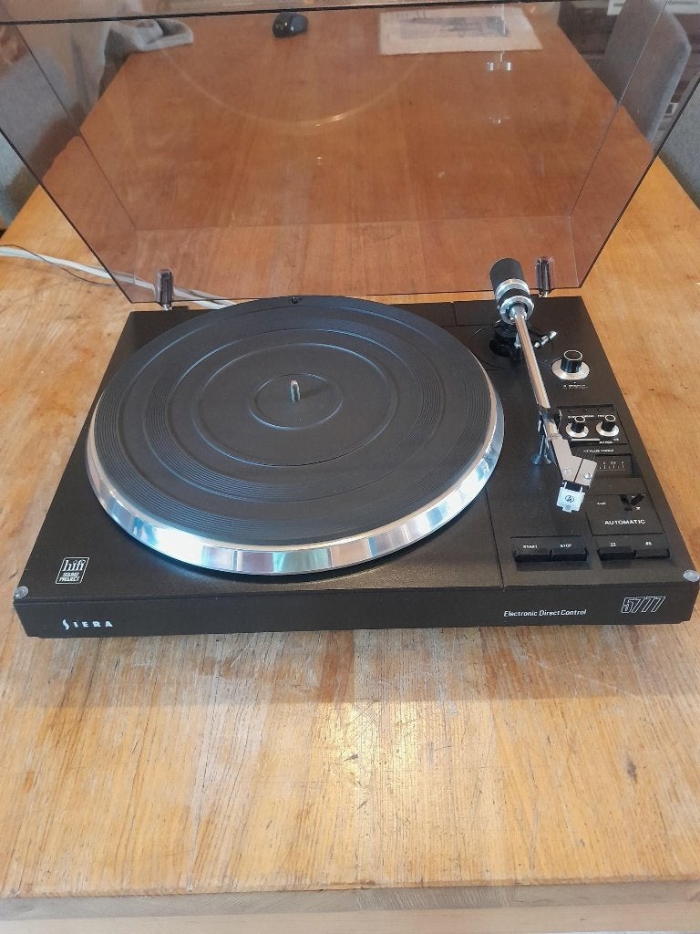 Vintage platenspeler Siera, Ophalen, Philips, Gebruikt, Automatisch