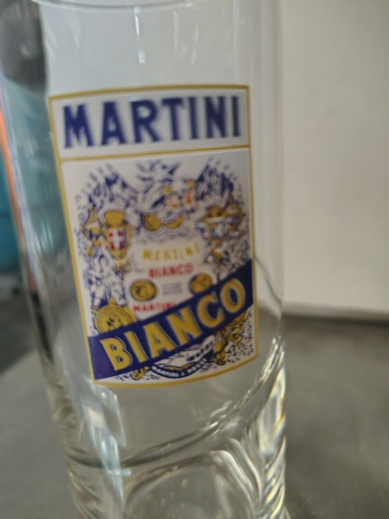 Vintage Martini Bianco glazen, Verzamelen, Glas en Drinkglazen, Ophalen, Nieuw, Overige typen