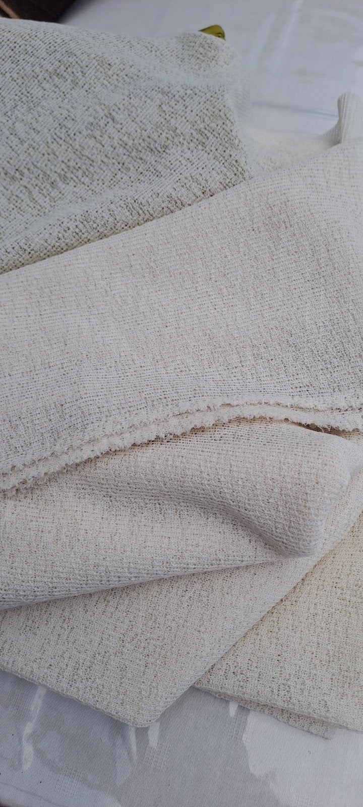 Tissu beige fin de 3,50 m de largeur 1,60, Neuf, Enlèvement ou Envoi, Beige, 120 cm ou plus