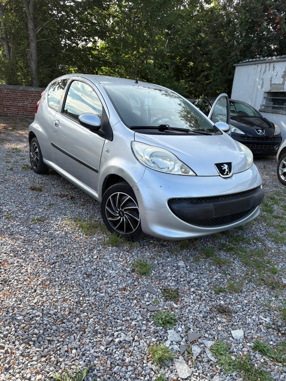 Peugeot 107 essence 1000cc 1000€, Voorwielaandrijving, Stof, Bedrijf, Grijs