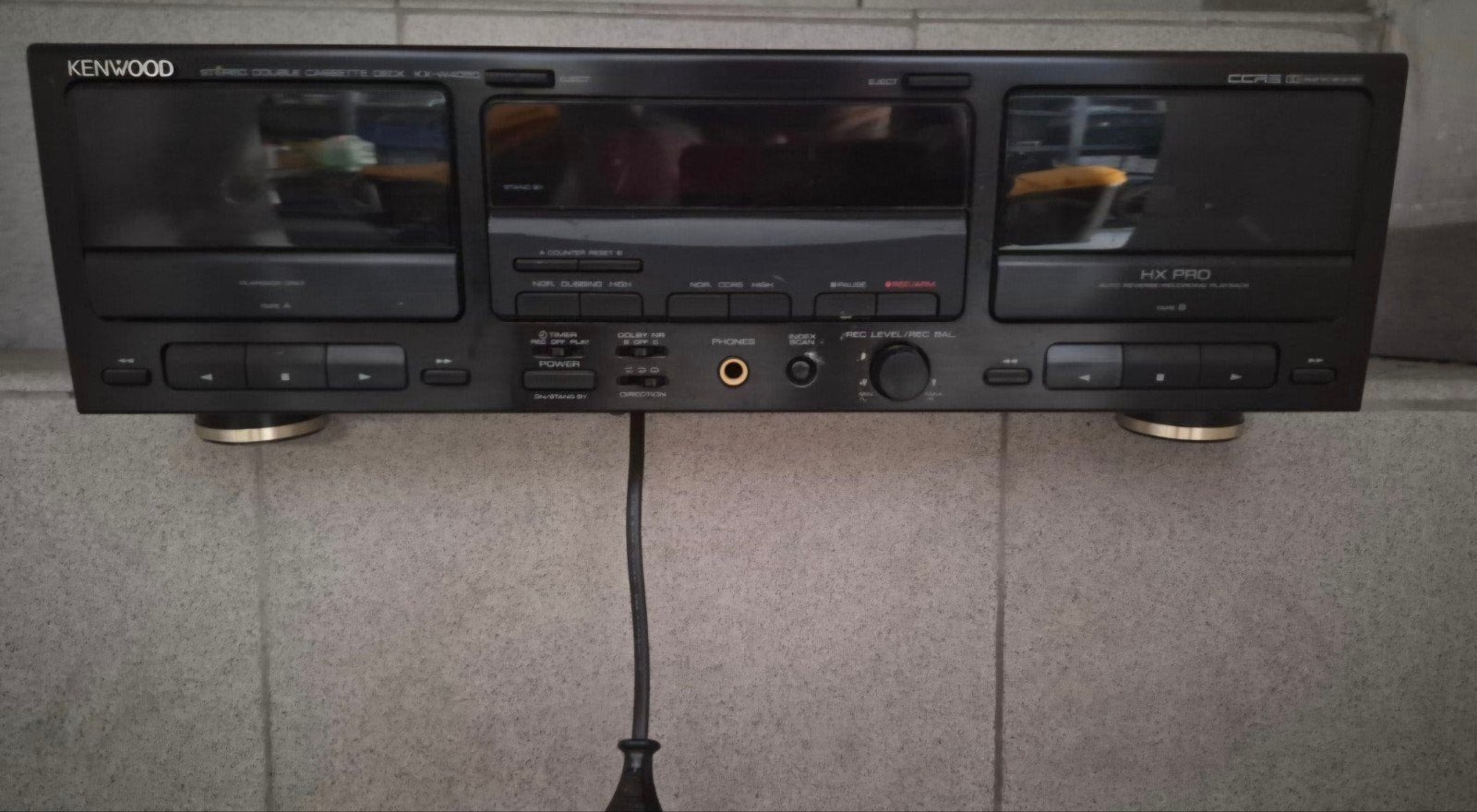 Dubbele cassettedeck Kenwood, TV, Hi-fi & Vidéo, Enlèvement