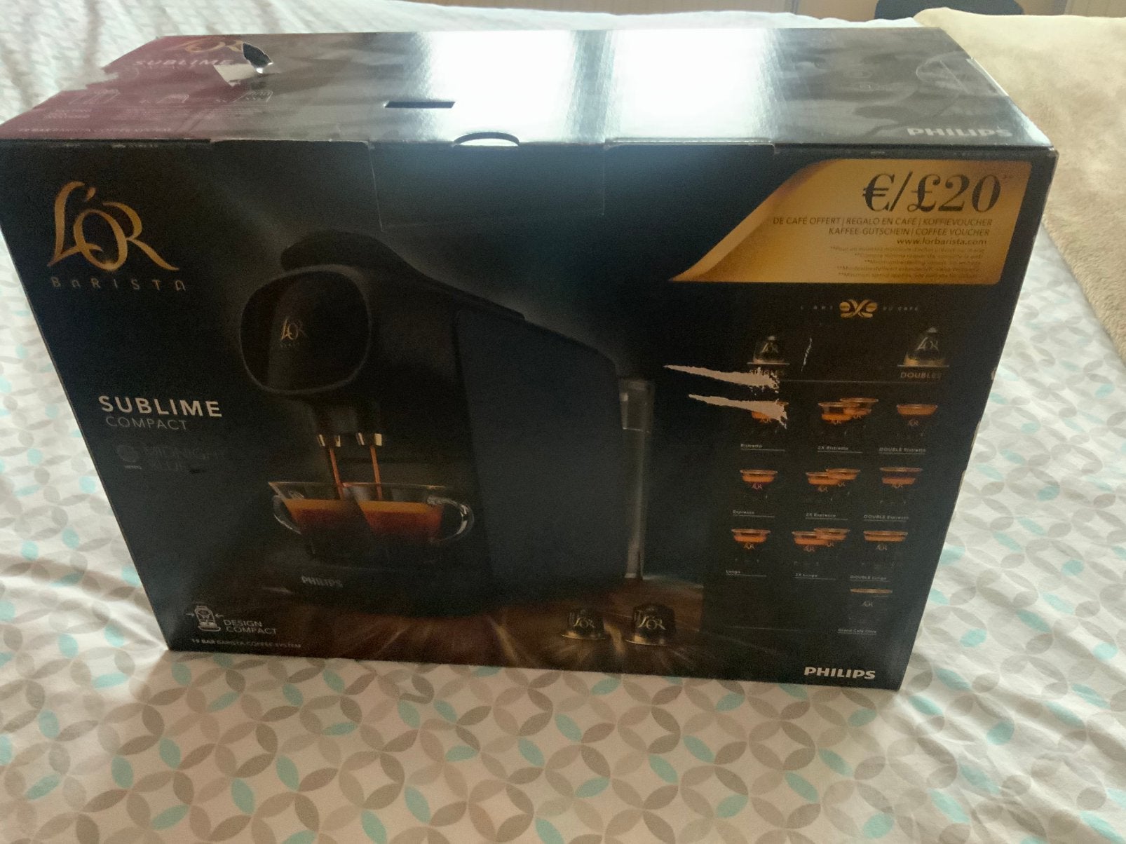 Philips lor barista sublime compact machine, Ophalen of Verzenden, 2 tot 4 kopjes, Koffiepads en cups, Afneembaar waterreservoir