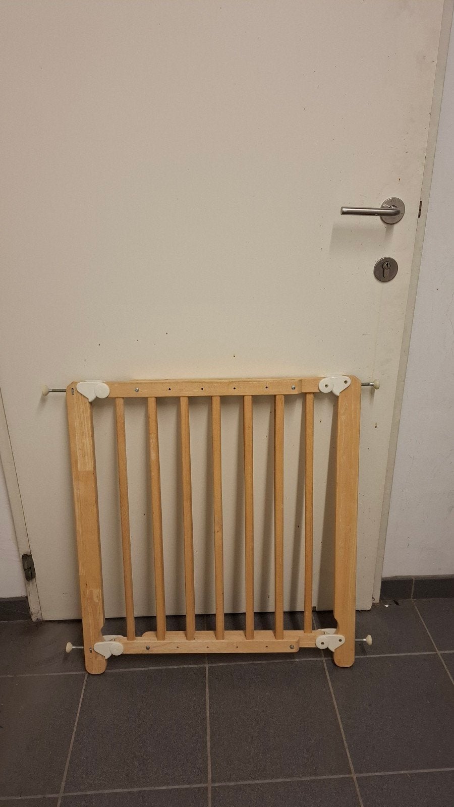 Verstelbaar traphekje tot 108 cm, Ophalen, Gebruikt, 100 tot 115 cm