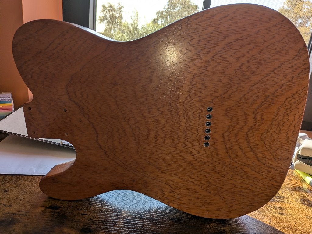 Handgemaakte telecaster Thinline body, Enlèvement, Neuf, Hollow body, Autres marques