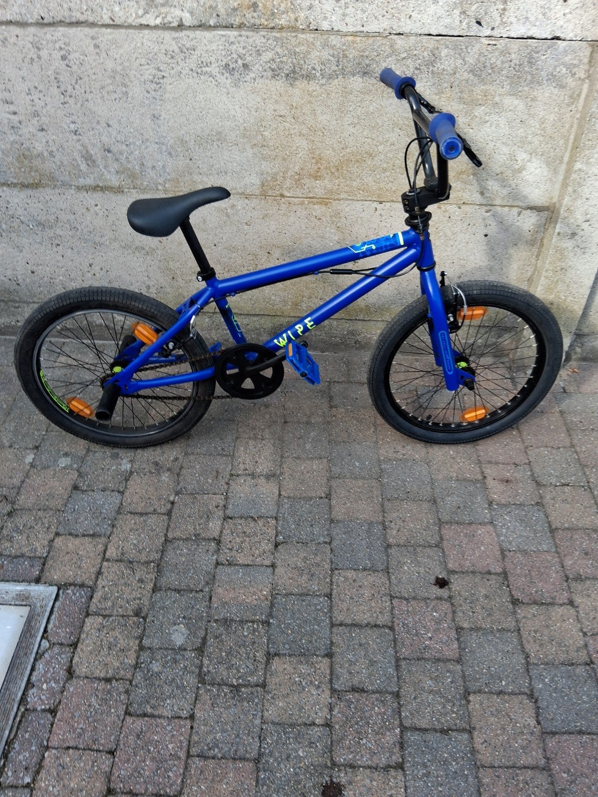 BMX wipe, Fietsen en Brommers, Ophalen, 16 tot 20 inch, Staal, Velgrem