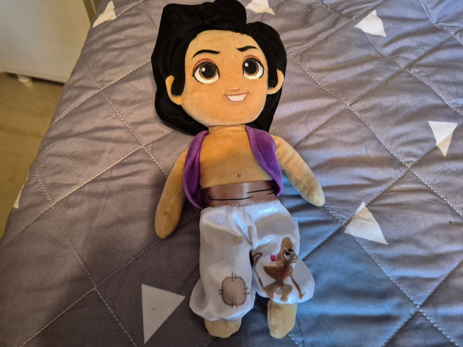 aladin knuffel kleding beetje vuil, Ophalen of Verzenden