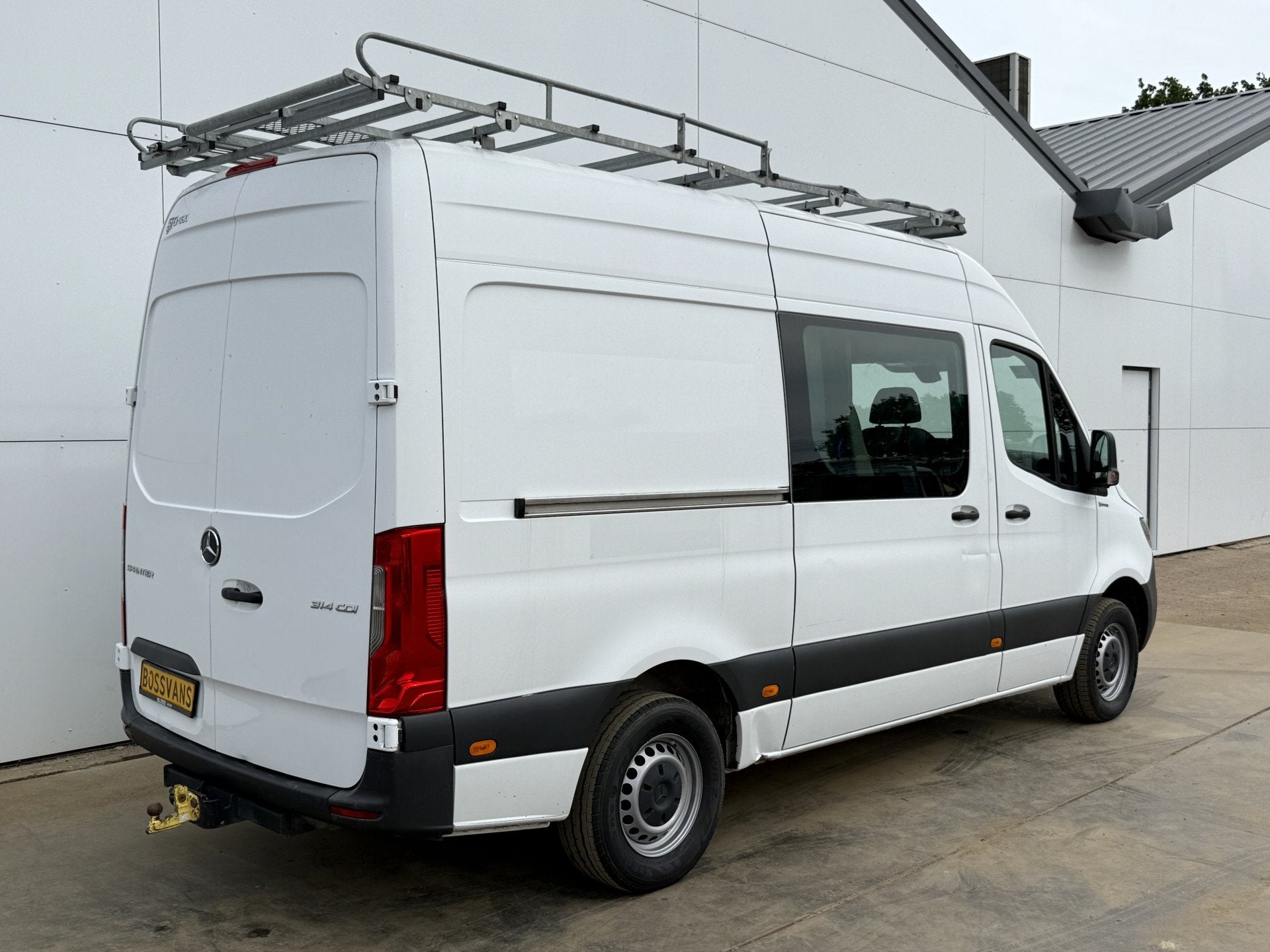 Mercedes-Benz Sprinter 314 2.2 CDI L2H2 Dubbele Cabine 6-per, Auto's, Voorwielaandrijving, Gebruikt, 4 cilinders, Wit