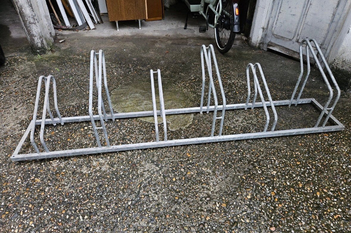 Metalen fietsenrek / fietsenstalling, Fietsen en Brommers, Ophalen, Gebruikt
