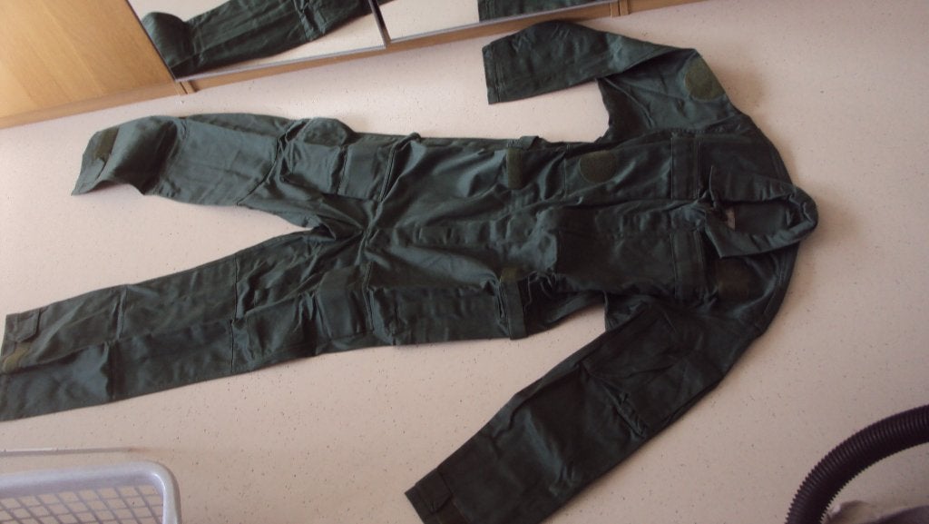 Combinaison ABL Air Force aerienne à velcro partout, Collections, Objets militaires | Général, Enlèvement ou Envoi, Armée de l'air