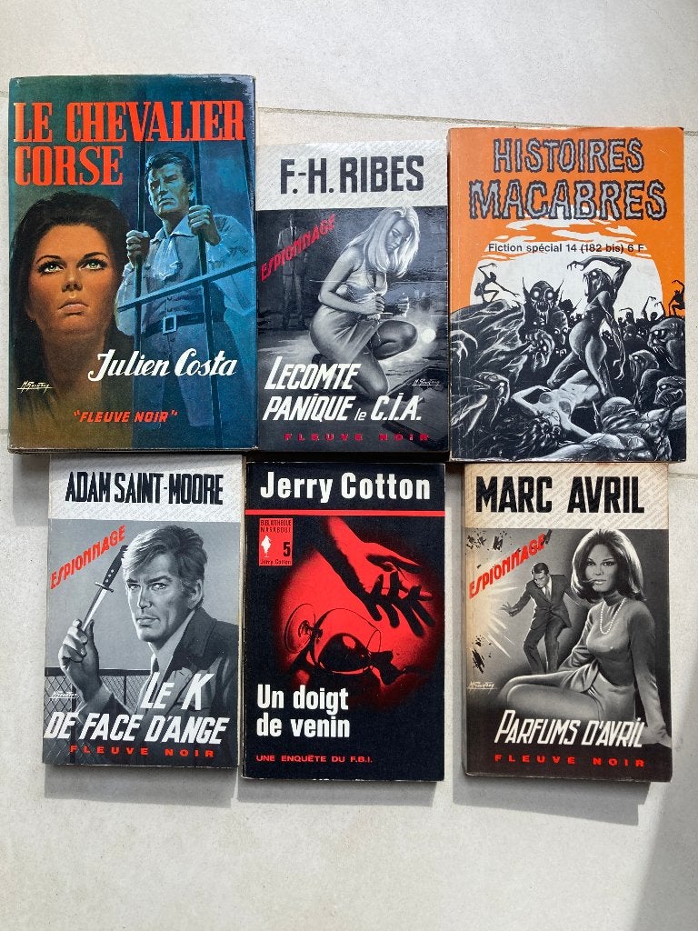Espionage & Polars populaires (6 livres), Boeken, Ophalen of Verzenden, Zo goed als nieuw, Europa overig