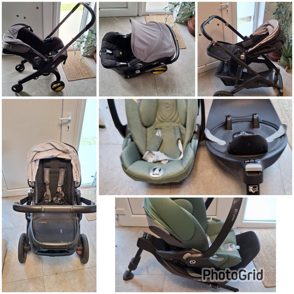 Complete babyset te koop – UPPAbaby Vista + Cybex + Doona, Ophalen