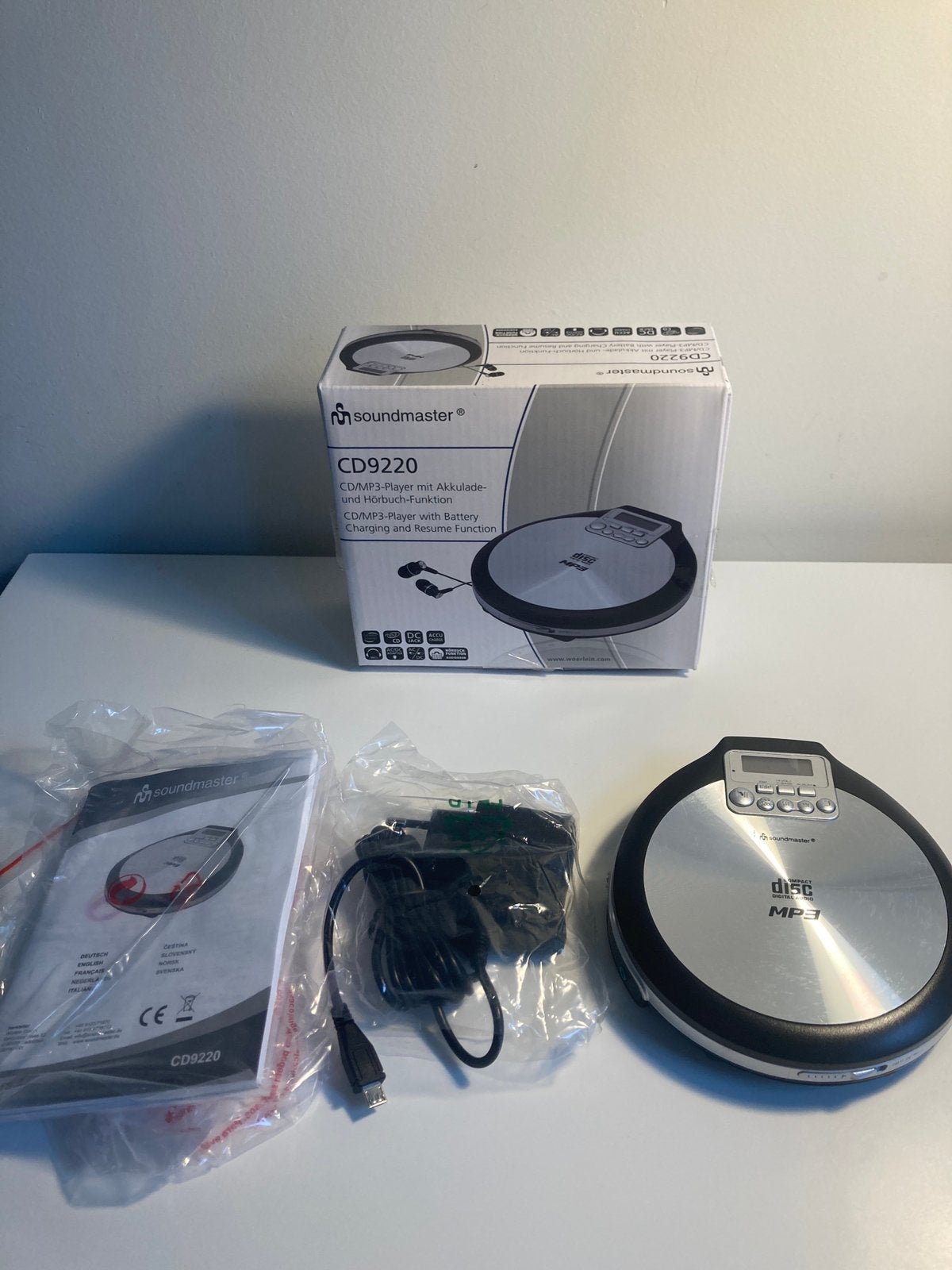 Soundmaster CD Walkman Discman CD9220 MP3, Audio, Tv en Foto, Walkmans, Discmans en Minidiscspelers, Ophalen of Verzenden, Discman