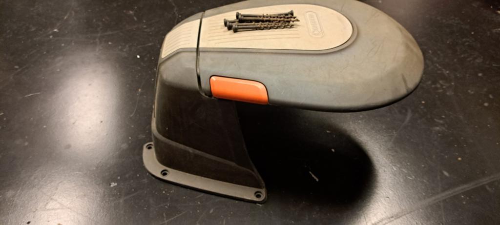 Huisje voor robot Gardena, Ophalen