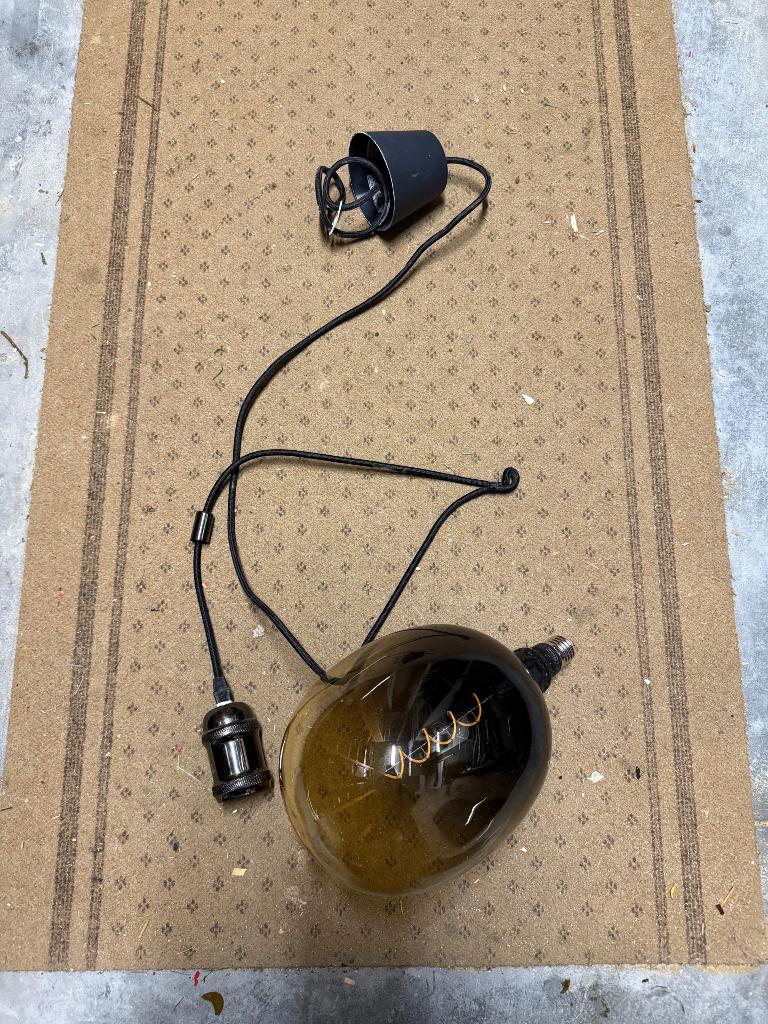 Hanglamp verstelbaar in lengte, Huis en Inrichting, Ophalen, Overige materialen, Zo goed als nieuw, 75 cm of meer