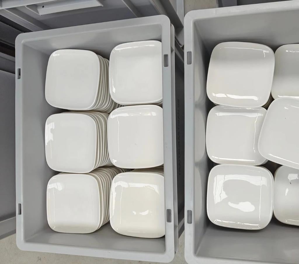 Lot d'Assiettes porcelaine de restaurant, Enlèvement, Porcelaine