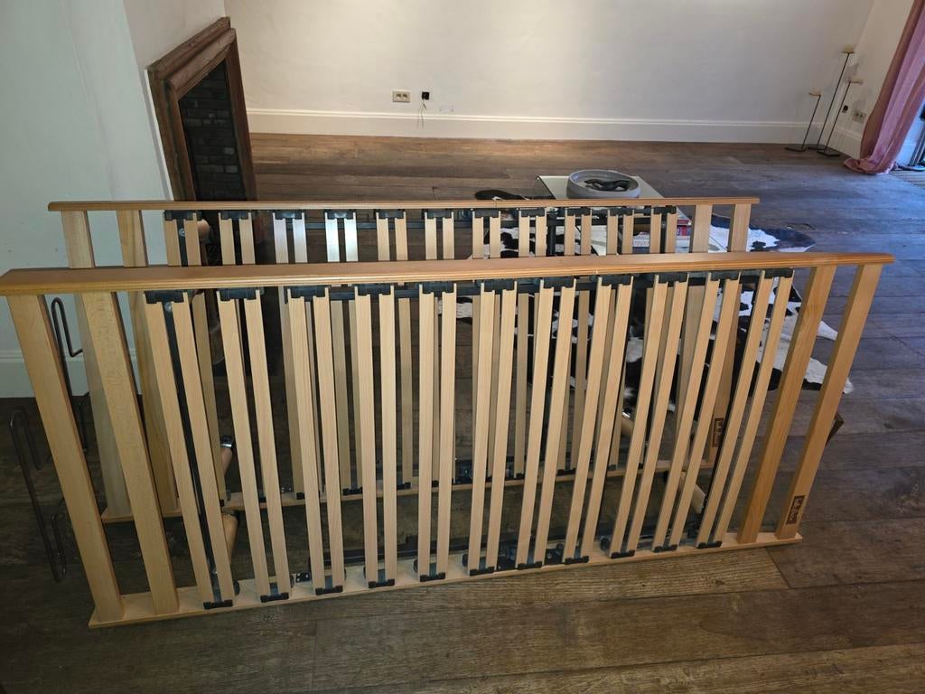 2 kwaliteitsvolle lattenbodems 90x200, Huis en Inrichting, Slaapkamer | Matrassen en Bedbodems, Ophalen, 200 cm, 90 cm