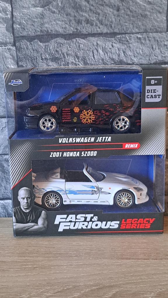 Vw jetta VS Honda S2000 fast and furious 1/32ème, Overige merken, Auto, Nieuw, Ophalen of Verzenden