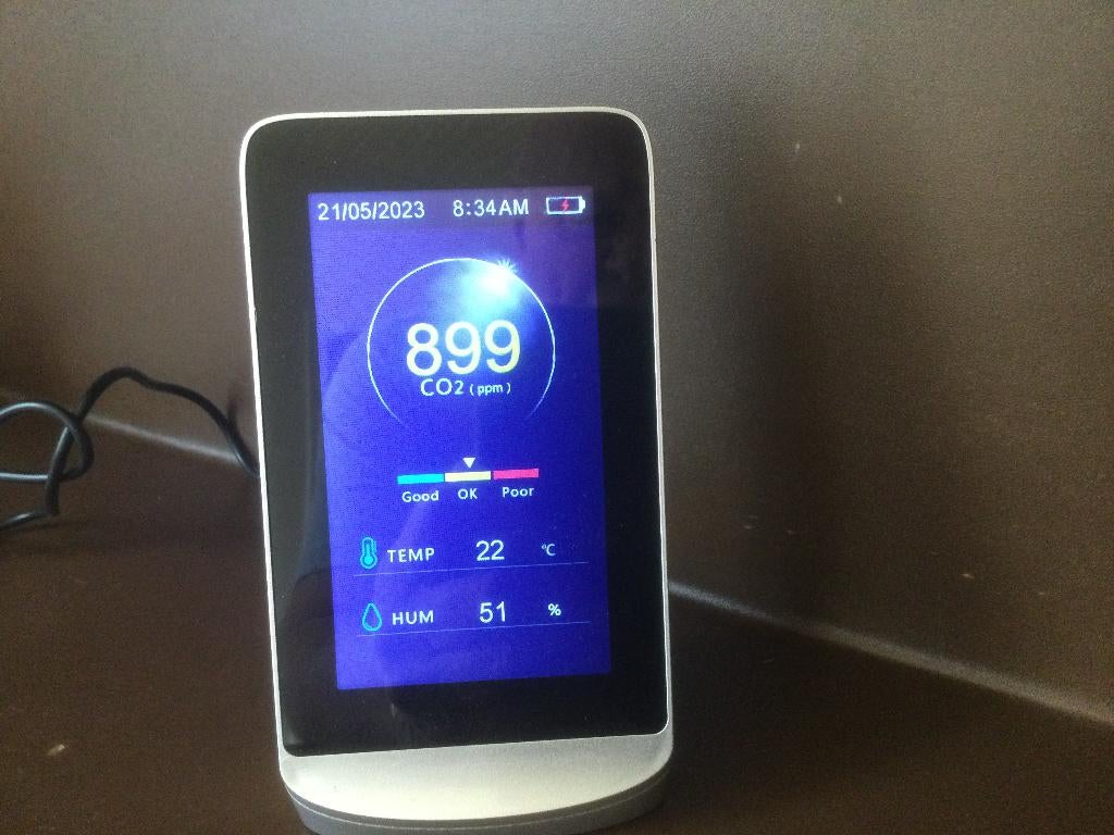 elektronische apparatuur - luchtkwaliteitsmeter, Ophalen, Zo goed als nieuw