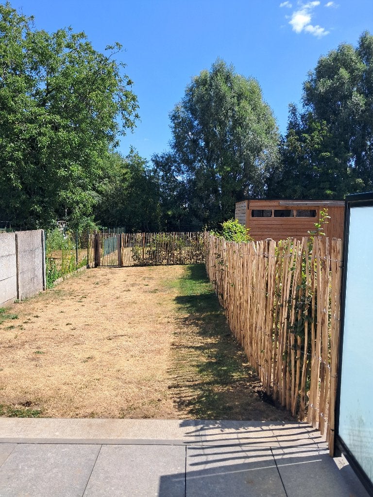 Kastanje omheining, Tuin en Terras, Ophalen, Zo goed als nieuw, Hout, Met poort