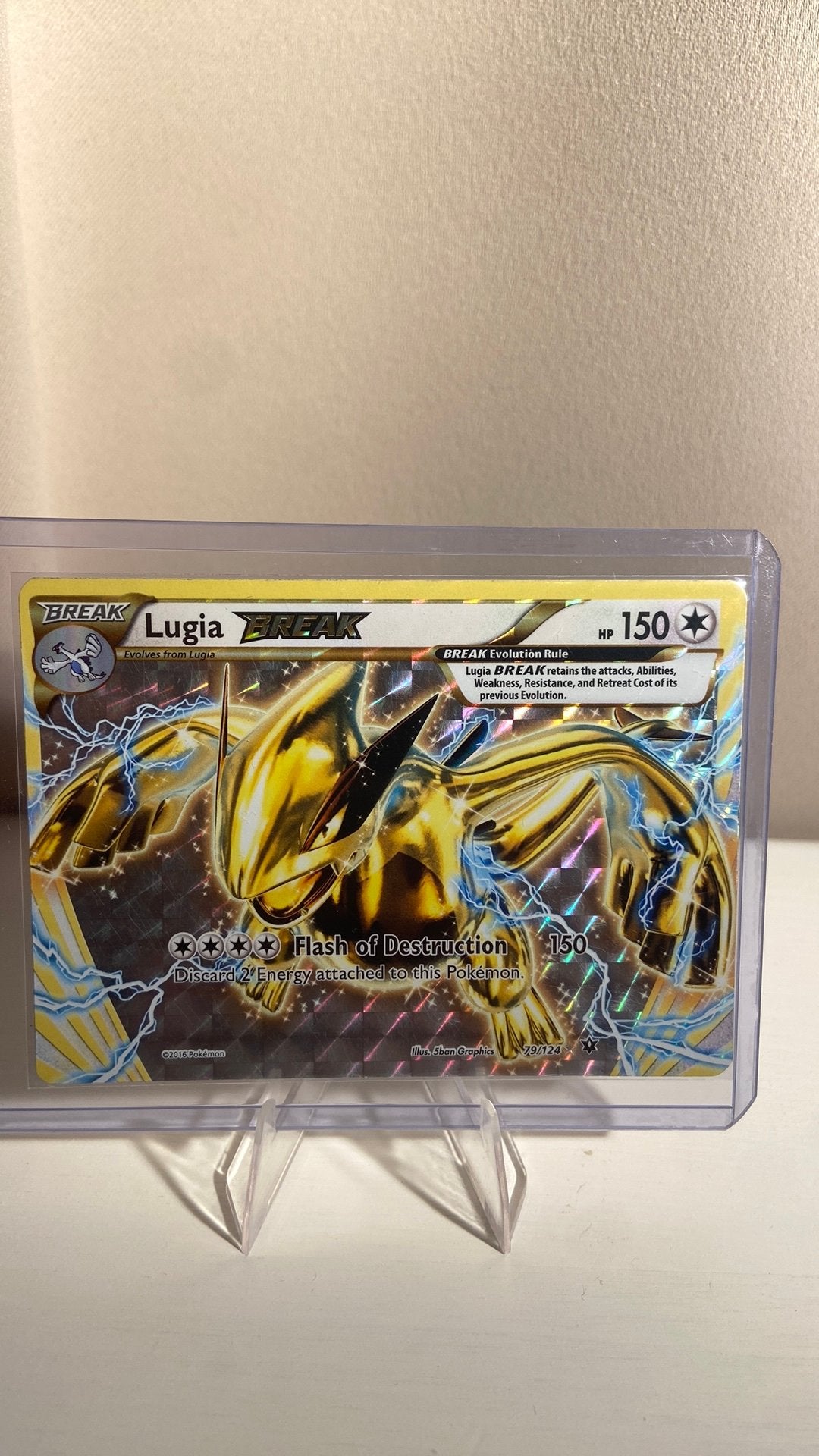 Lugia Break pokemon fatss collide, Envoi, Utilisé, Cartes en vrac, Foil