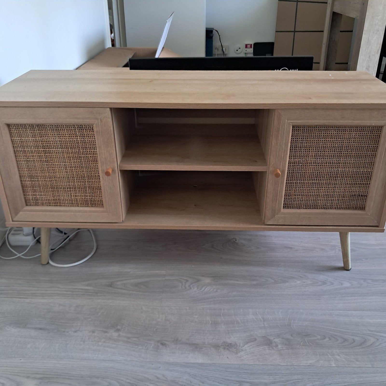 Magnifique meuble TV en bois style bohème