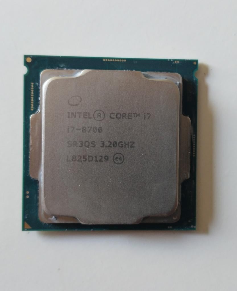 Intel Core i7-8700k 3.2Ghz CPU., Computers en Software, Processors, Ophalen of Verzenden, Gebruikt, Intel Core i7, 3 tot 4 Ghz
