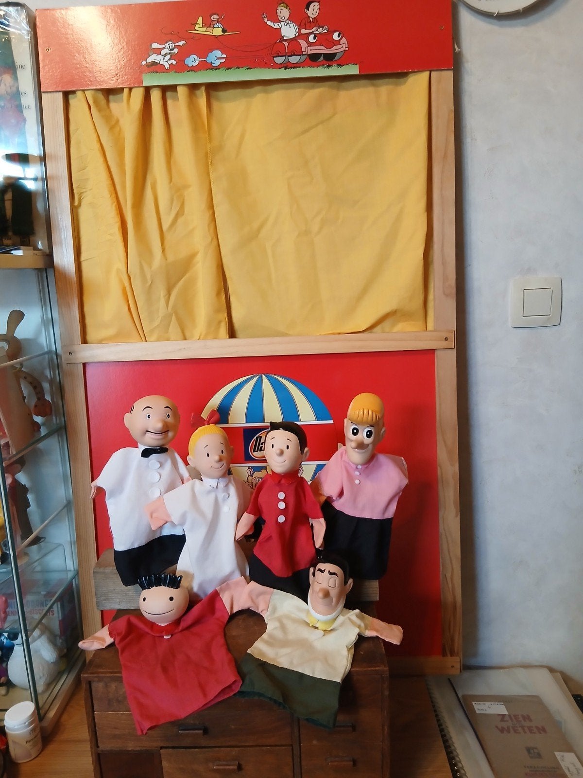 suske wiske dash poppenkast + poppen 1992, Ophalen, Suske en Wiske
