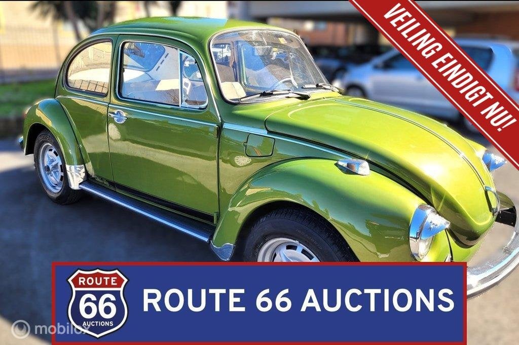 Volkswagen Beetle 1303 | 1974 | Route 66 Auctions, Auto's, Volkswagen, Zwart, Bedrijf, Handgeschakeld