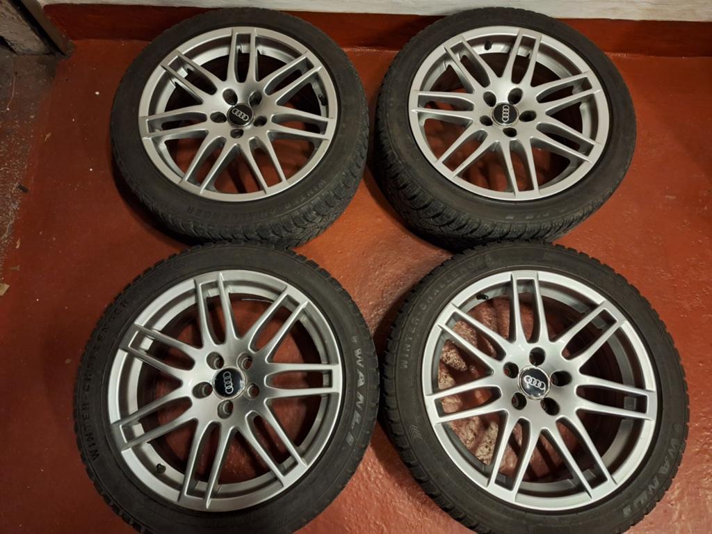 4 velgen 5x100 17inch, Auto-onderdelen, Banden en Velgen, Ophalen, Winterbanden, Velg(en)