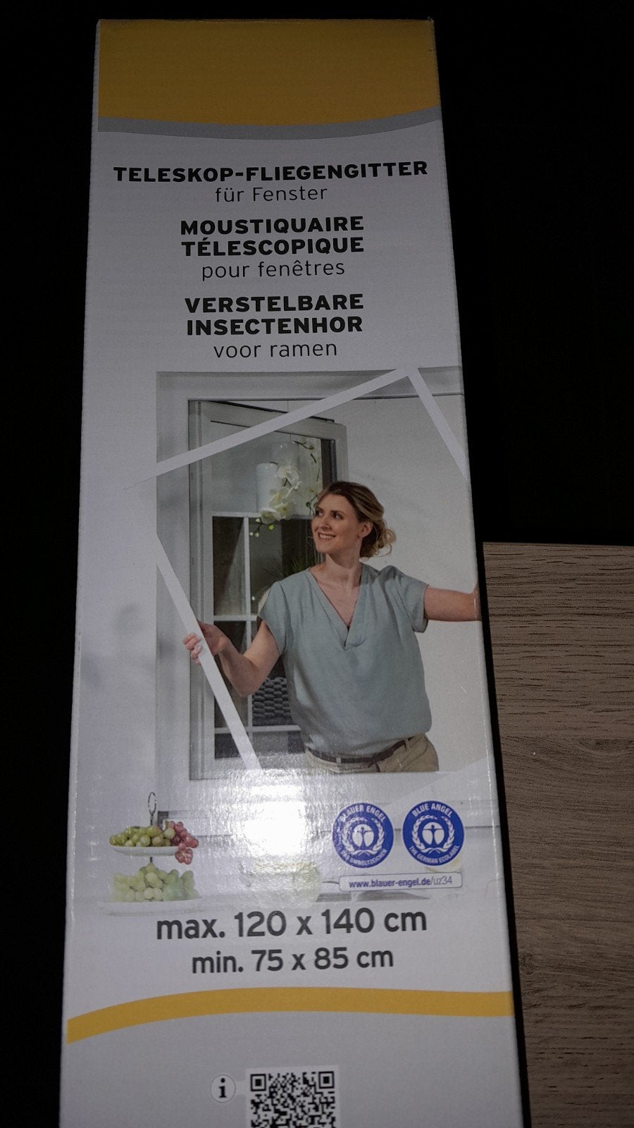 Verstelbaar vliegenraam, Ophalen, Nieuw, Metaal