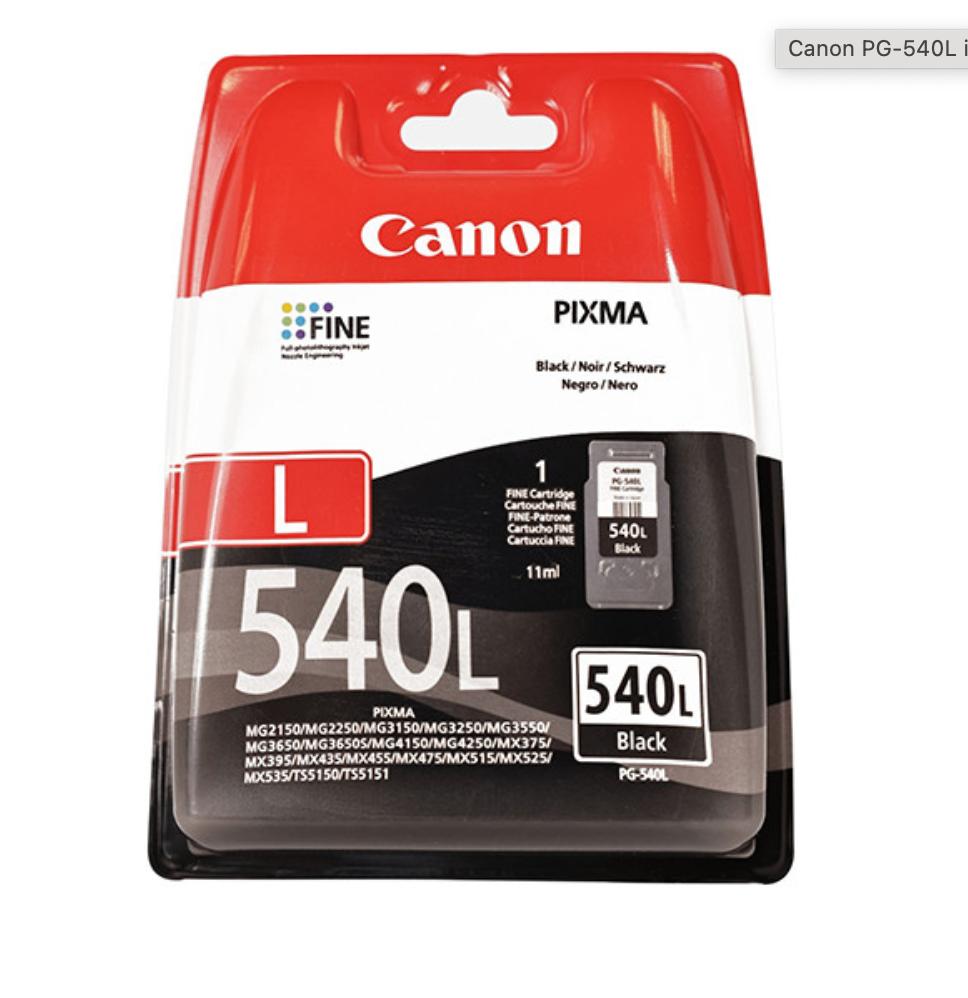 Canon Pixma 540L zwart, Computers en Software, Printerbenodigdheden, Ophalen, Nieuw, Cartridge, Canon